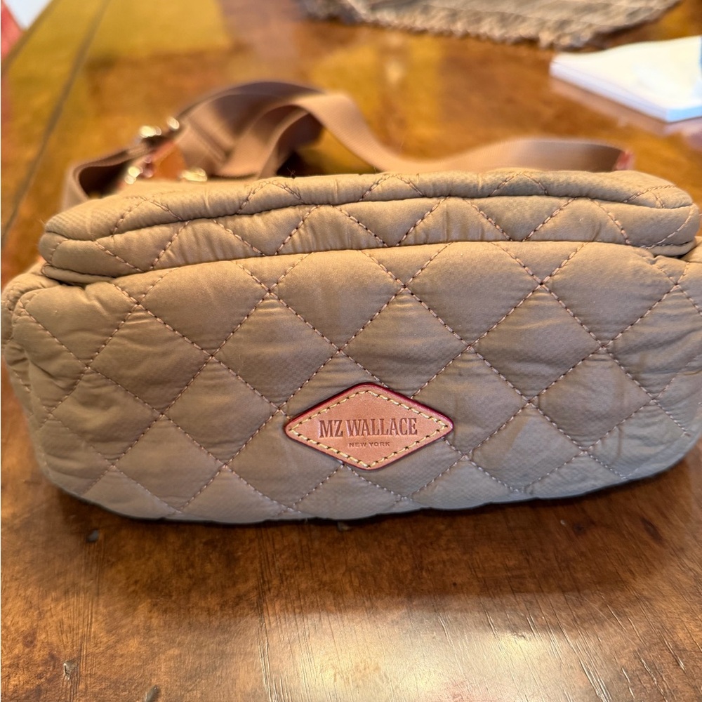 MZ Wallace Quilted Crossbody Bag in Brown - Picture 4 of 8